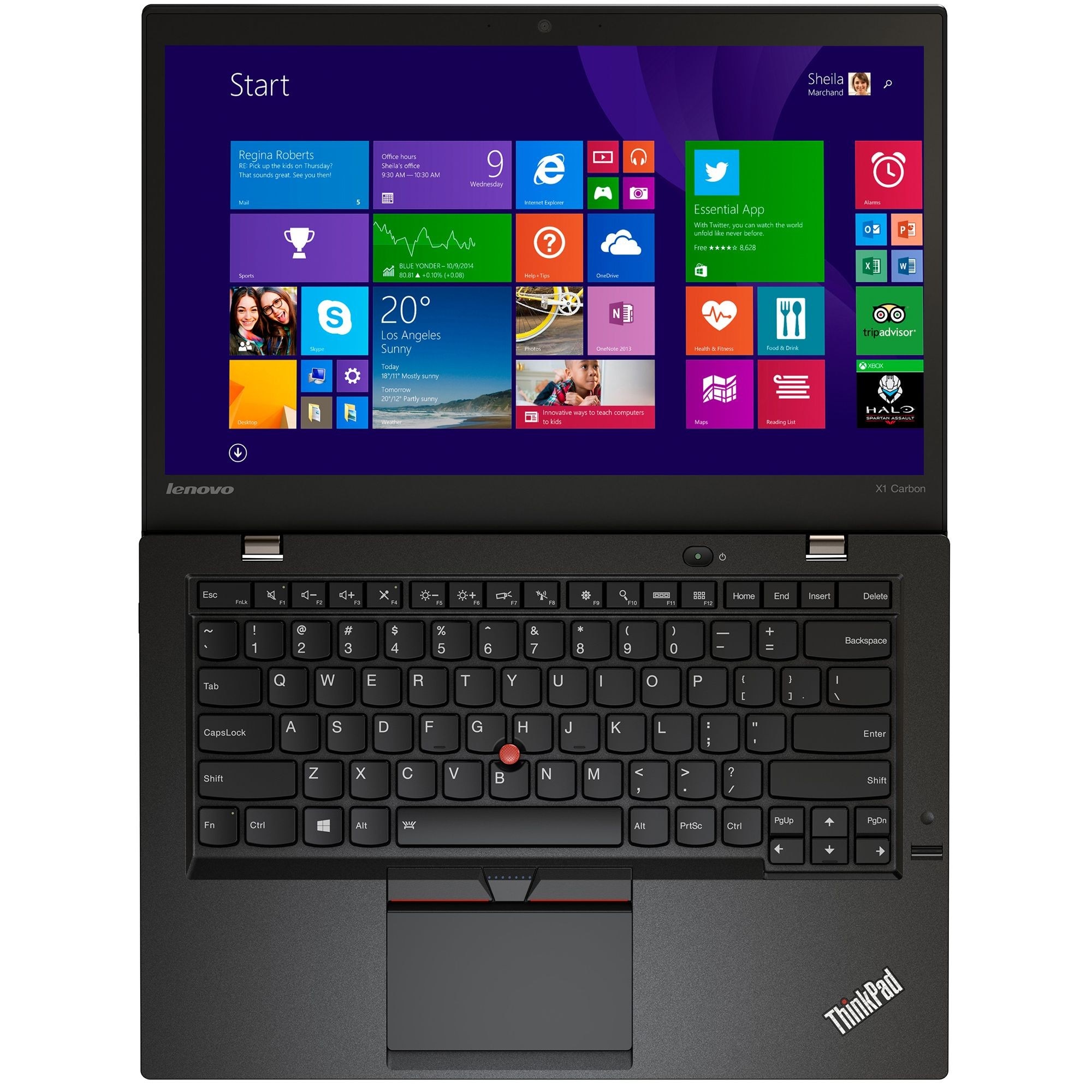ThinkPad X1 Carbon gen3 (五世 i5/8G/128G) Laptop Lenovo ThinkPad X1 Carbon 3, Intel Core i5-5300U, 8GB DDR3