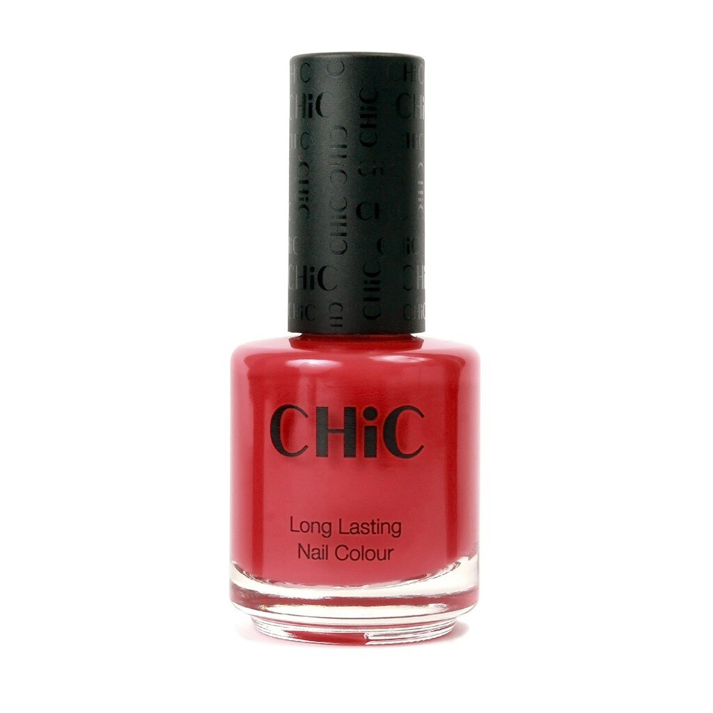 Lac de unghii profesional cu aspect de gel CHIC, Rosu portocaliu,17 ml