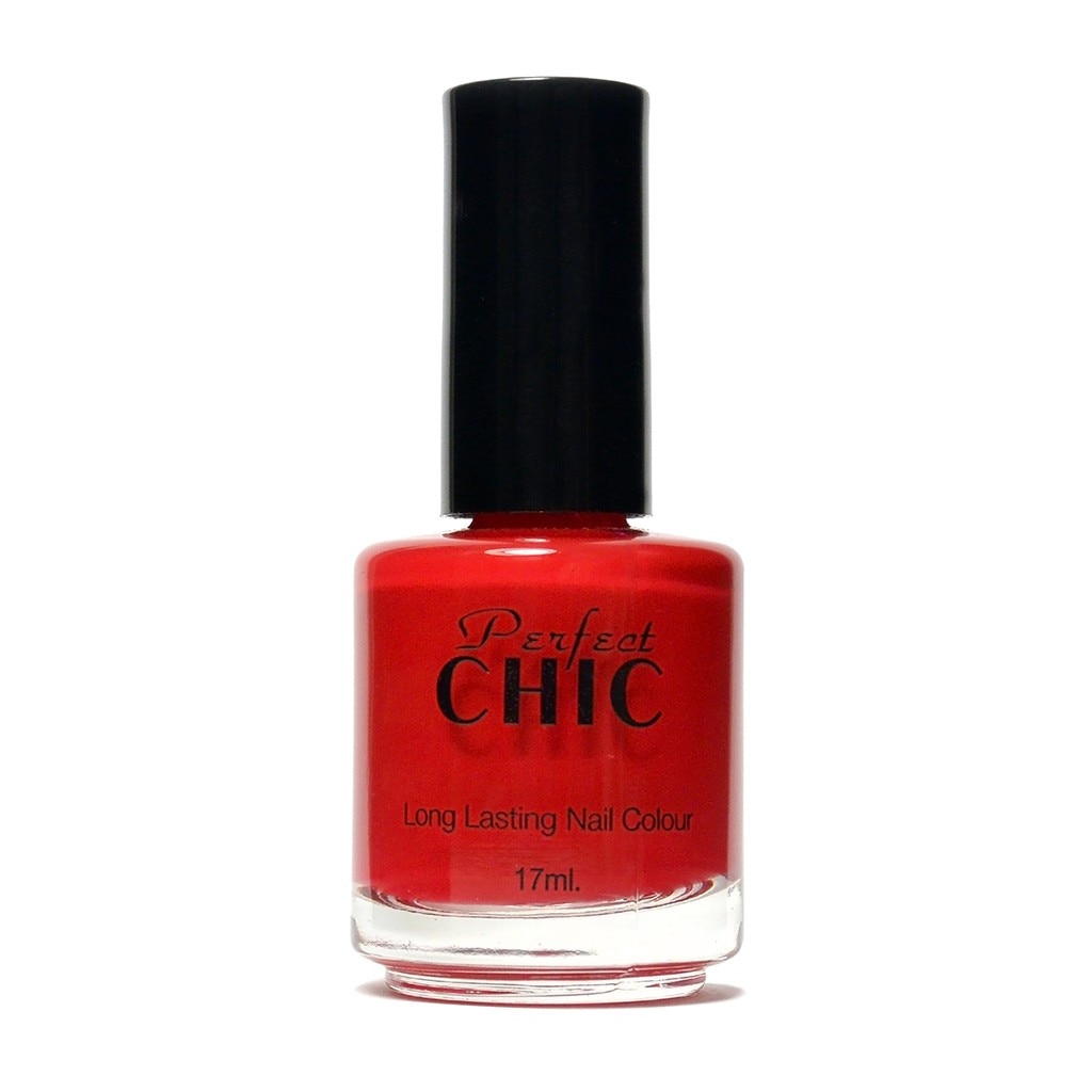 Lac de unghii profesional cu aspect de gel CHIC, Rosu,17 ml