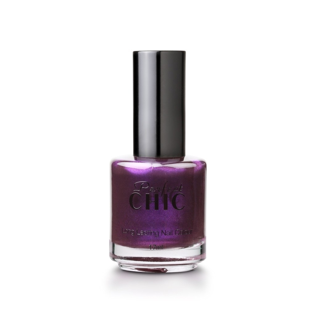 Lac de unghii profesional cu aspect de gel CHIC, Mov Gorgeous amethyst, 17 ml