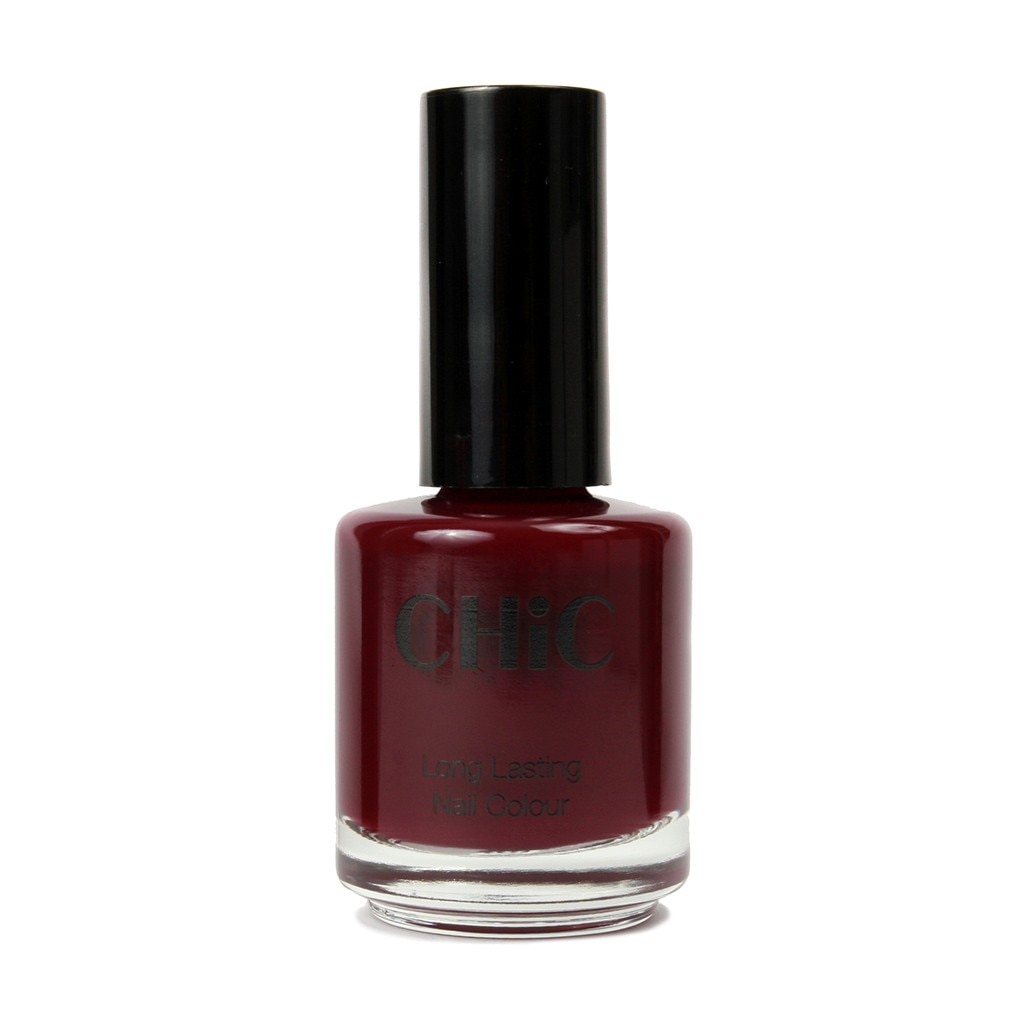 Lac de unghii profesional cu aspect de gel CHIC, Visiniu, 17 ml