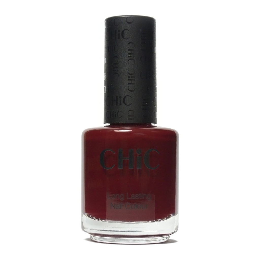 Lac de unghii profesional cu aspect de gel CHIC, Visiniu, 17 ml