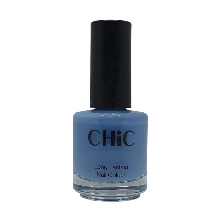 Lac de unghii profesional cu aspect de gel CHIC, Albastru Swimming pool, 17 ml