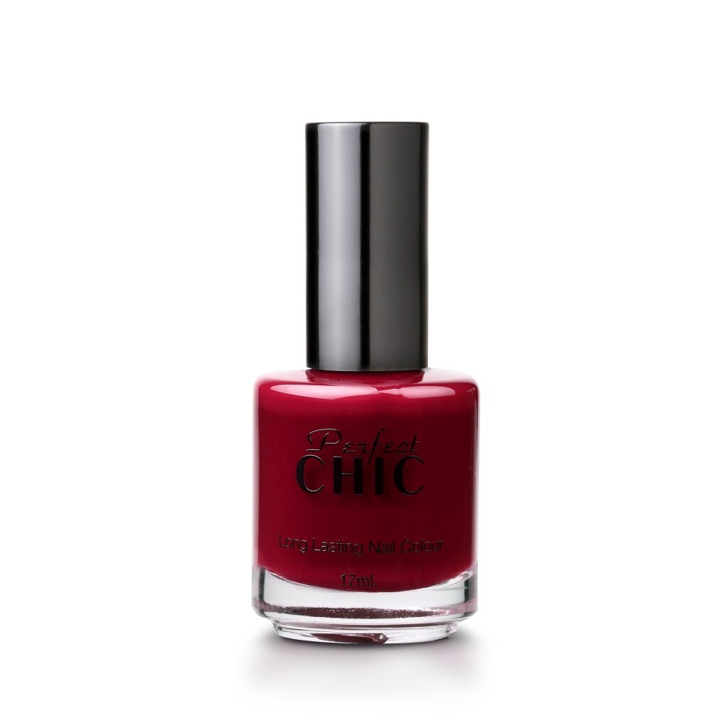 Lac de unghii profesional cu aspect de gel CHIC, Visiniu, 17 ml