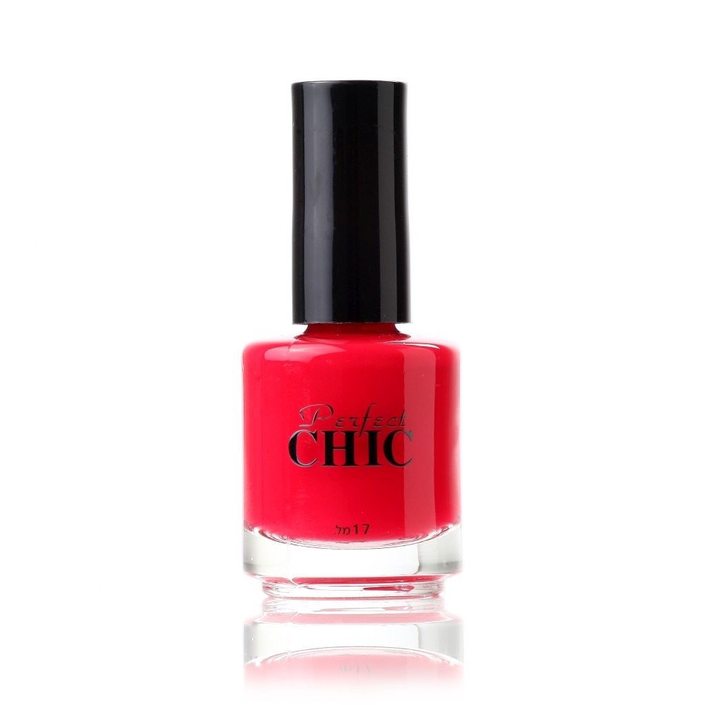 Lac de unghii profesional cu aspect de gel CHIC, Rosu,17 ml