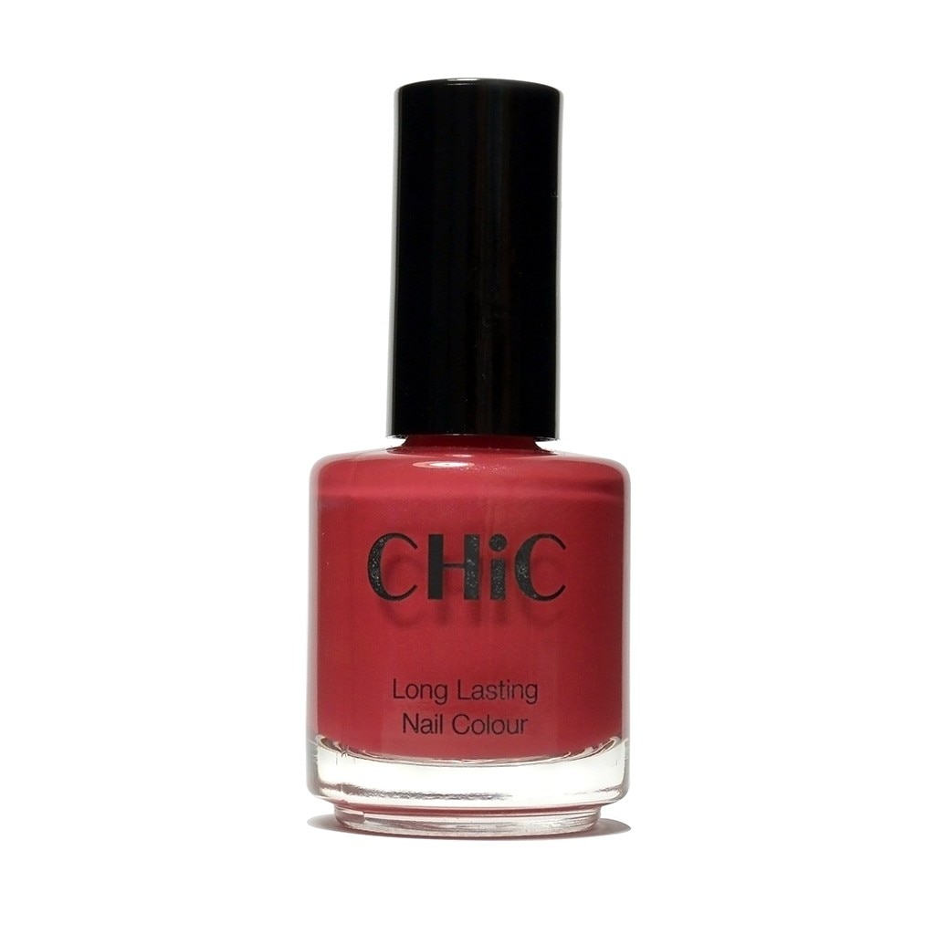 Lac de unghii profesional cu aspect de gel CHIC, Rosu bordo Happy hour,17 ml