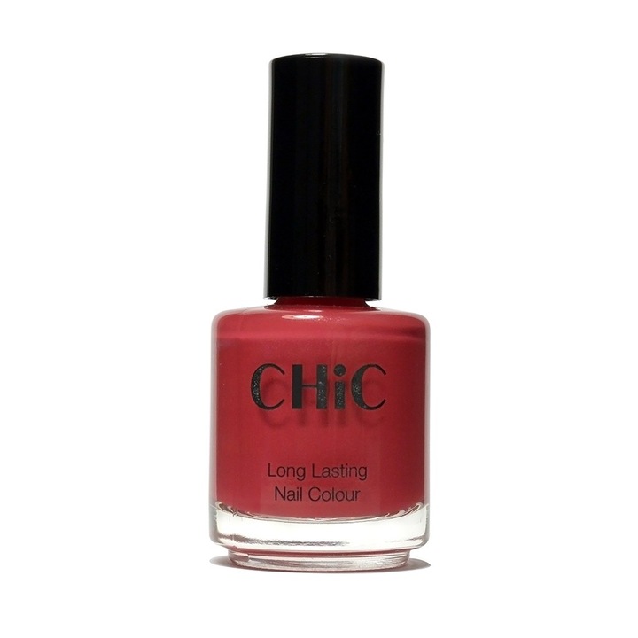 Lac de unghii profesional cu aspect de gel CHIC, Rosu bordo Happy hour,17 ml
