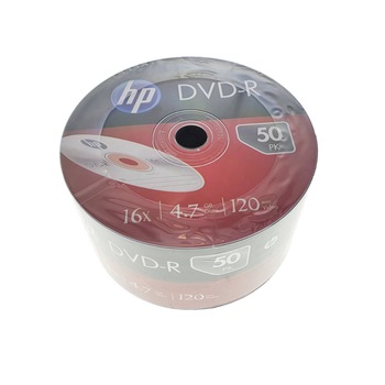 DVD-R, 4.7Gb, 16X, HP 14219, set 50 bucati DVD-R, 4.7Gb, 16X, HP 14219, set 50 bucati