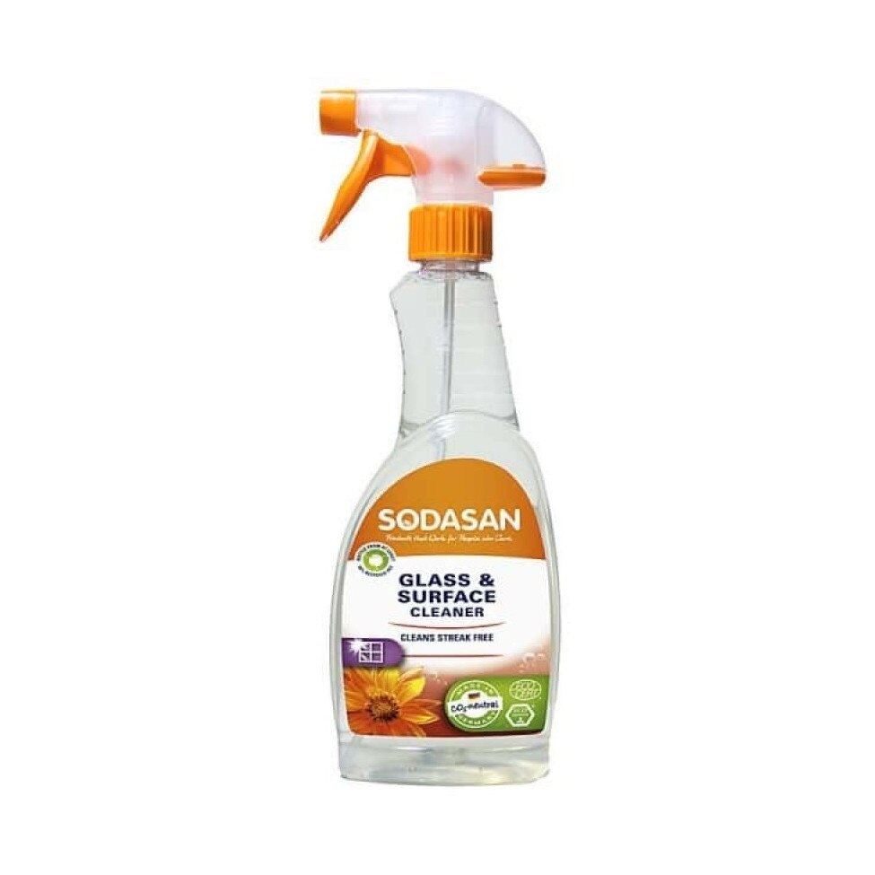 Solutie ecologica de curatare a geamurilor 500ml, Sodasan