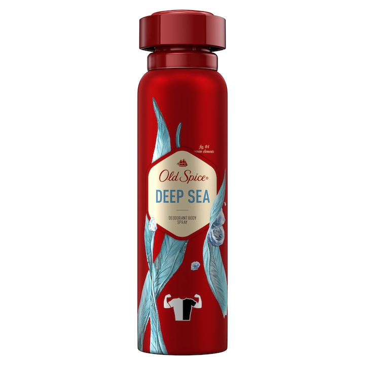 Deodorant antiperspirant spray Old Spice Deep Sea, Barbati, 150 ml