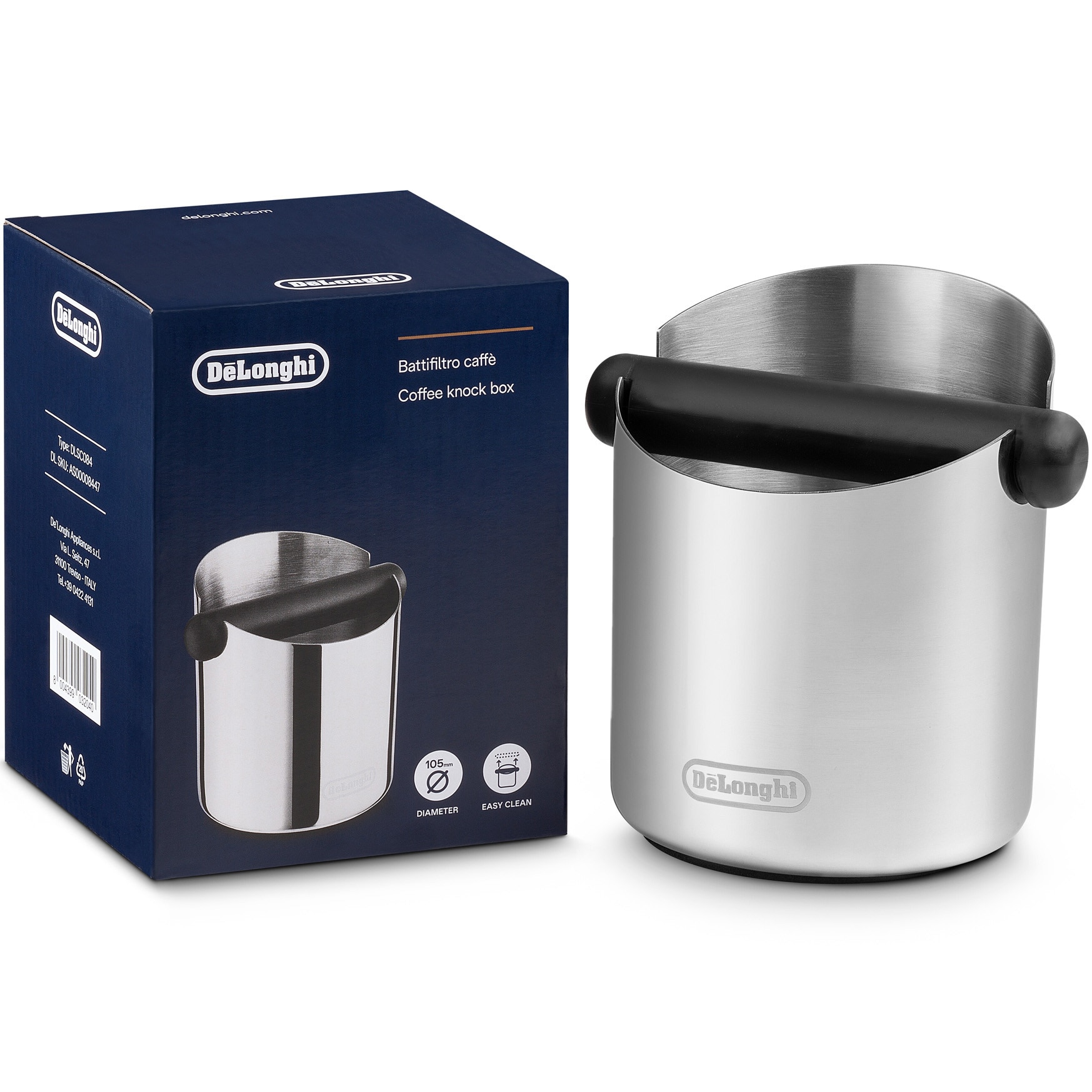 Container pentru zatul de cafea knock box De'Longhi DLSC084, 500g