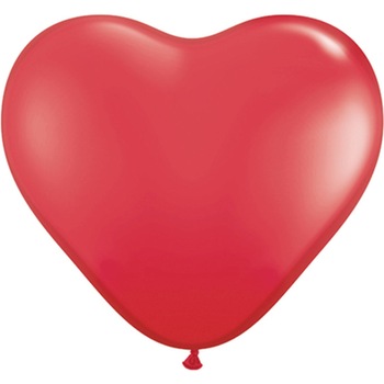 SET 25 Baloane latex in forma de inima, Red, 11 SET 25 Baloane latex in forma de inima, Red, 11
