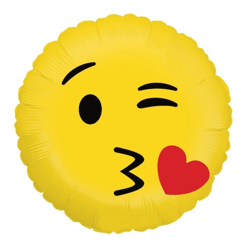 Balon folie 45 cm EMOJI Pupic, Radar 36505P