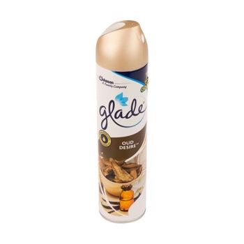 Odorizant camera Glade aerosol Oud Desire , 300 ml Odorizant camera Glade aerosol Oud Desire , 300 ml