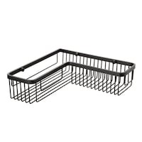 Etajera de colt din aluminiu, Tatay, negru