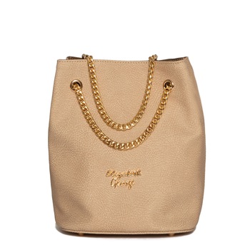 Elizabeth George, Geanta din piele ecologica, 18x14x20,5 cm, Bej Elizabeth George, Geanta din piele ecologica, 18x14x20,5 cm, Bej