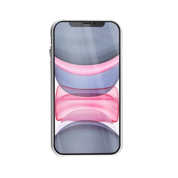 Carcasa magnetica pentru iPhone 11, Sticla, 360 °, Argintiu Carcasa magnetica pentru iPhone 11, Sticla, 360 °, Argintiu