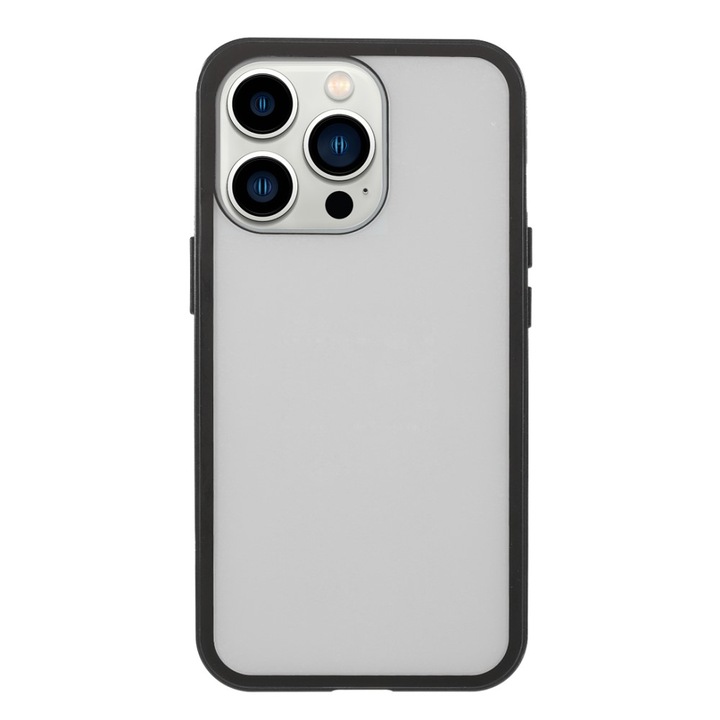 Магнитен 360° Kейс за iPhone 13 Pro Max с предно и задно стъкло, Черен