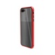 Магнитен 360° Кейс LUPHIE за iPhone 7/8 Plus, Предно и Задно Стъкло, Червен