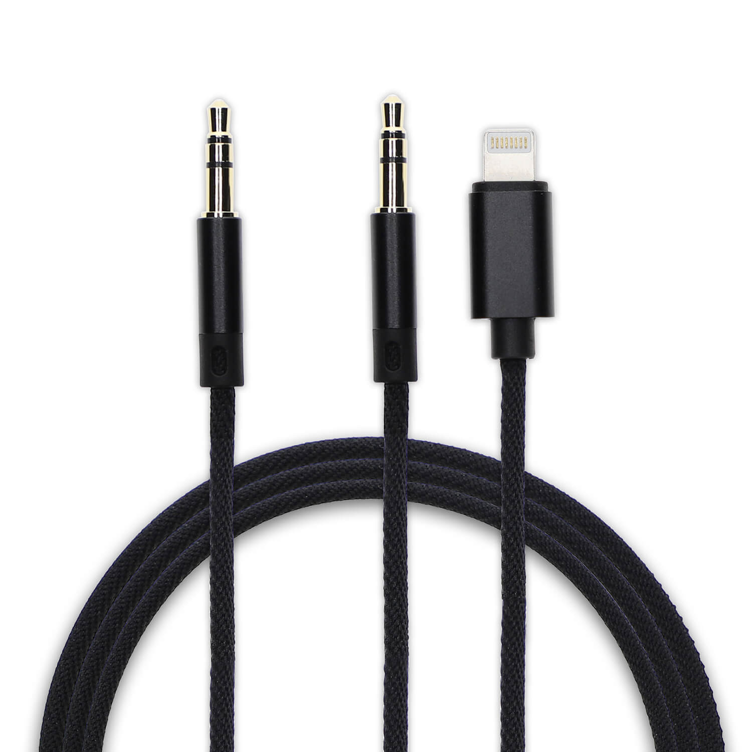 Cablu Lightning de la 3,5 mm la 3,5 mm (1,2 m) , 4smarts Aux SoundCord, negru