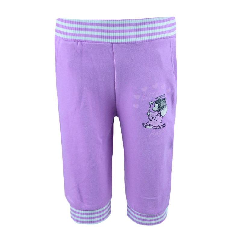 Pantaloni sport pentru fetite NN CFNN-22, Mov, 62 cm