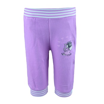 Pantaloni sport pentru fetite NN CFNN-22, Mov, 62 cm Pantaloni sport pentru fetite NN CFNN-22, Mov, 62 cm