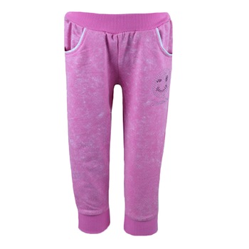 Pantaloni sport pentru fetite NN CFNN-26, Roz , 92 cm Pantaloni sport pentru fetite NN CFNN-26, Roz , 92 cm