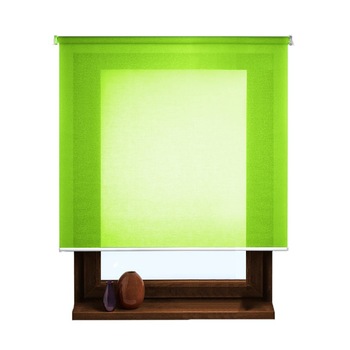 Rolete textile Top Design NS-4, Rulou semi-transparent, culoare verde, dimensiuni panza 69 cm x 210 cm Rolete textile Top Design NS-4, Rulou semi-transparent, culoare verde, dimensiuni panza 69 cm x 210 cm