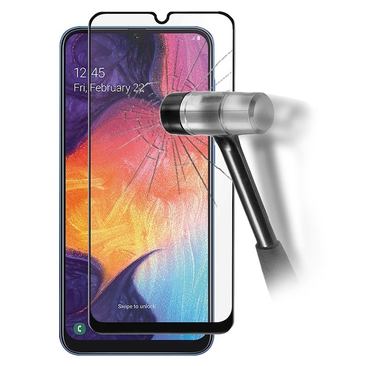 Full Face Стъклен протектор FENiX® 9D за Samsung Galaxy A71 / Galaxy Note 10 Lite, Черен