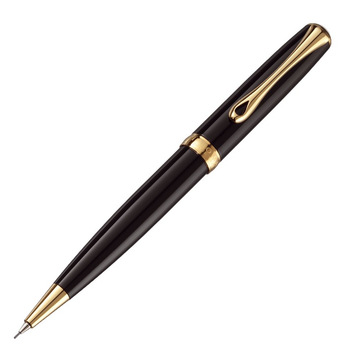 Автоматичен молив Excellence A2 черен лак + злато