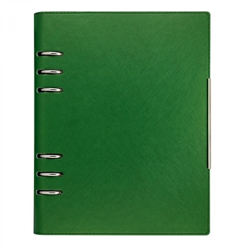 Agenda organizer B6 cu 6 inele verde inchis Agenda organizer B6 cu 6 inele verde inchis