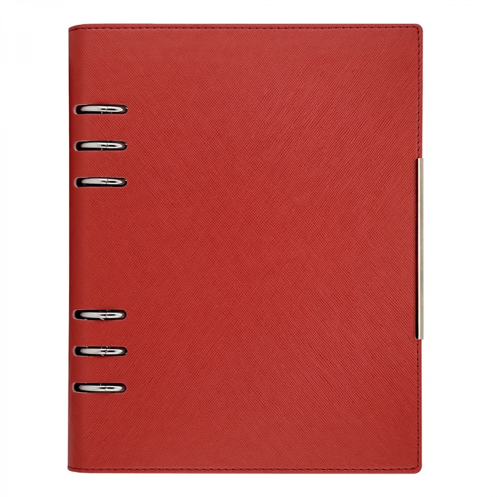 Agenda organizer B6 cu 6 inele burgundy