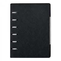 Agenda organizer A6 cu 6 inele neagra