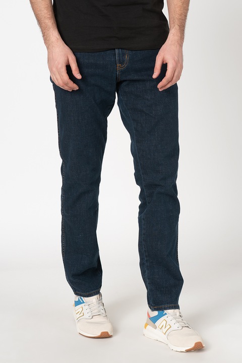 Wrangler, Blugi slim fit Texas, Bleumarin