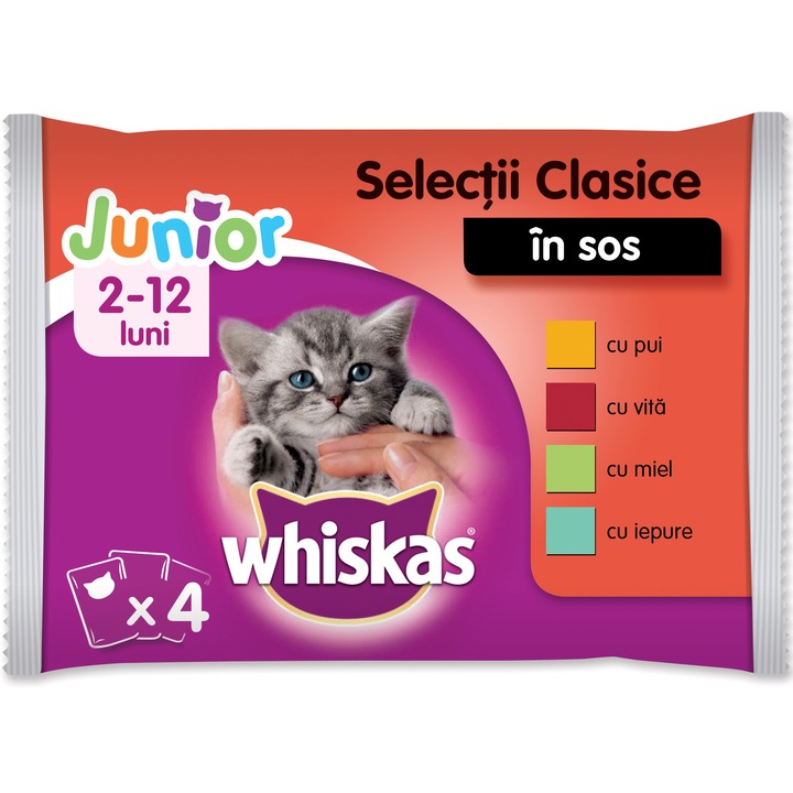 hrana umeda pentru pisici whiskas junior selectii pui vita miel iepure 13 x 4 x 100 g imagen 43_2_
6