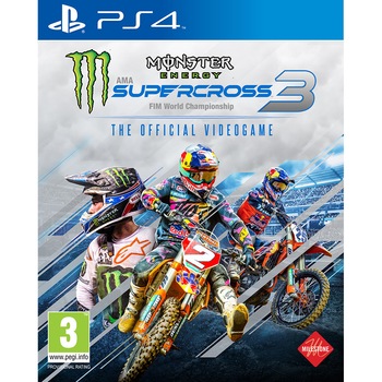 Joc Monster Energy Supercross 3 Pentru PlayStation 4 Joc Monster Energy Supercross 3 Pentru PlayStation 4