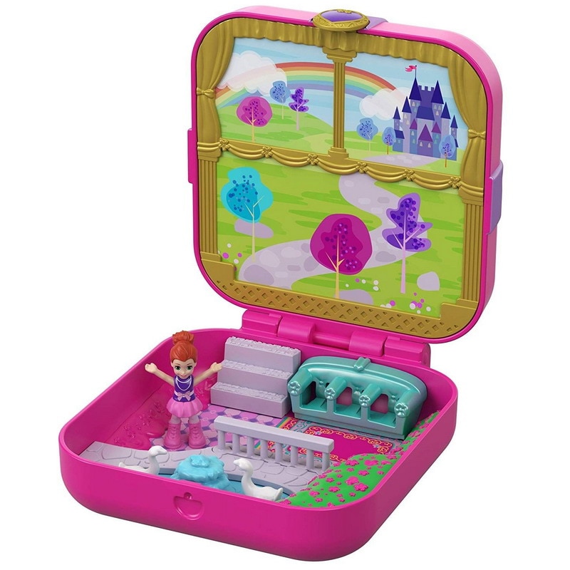 Set de joaca Polly Pocket, Cutia Secretelor, Mov