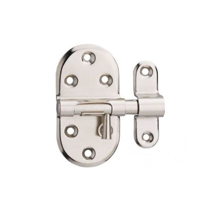 Zavor usa mobilier, aplicat, bolt rotund Ø 9 mm, zincat