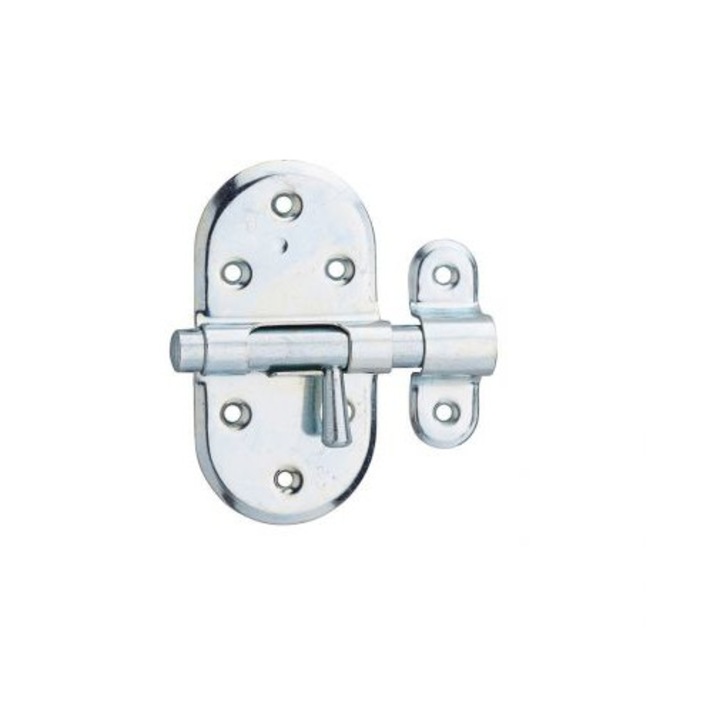 Zavor usa mobilier, aplicat, bolt rotund Ø 8 mm, zincat