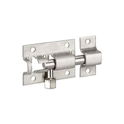 Zavor usa mobilier, aplicat, 40 mm, bolt rotund Ø 6 mm, inox