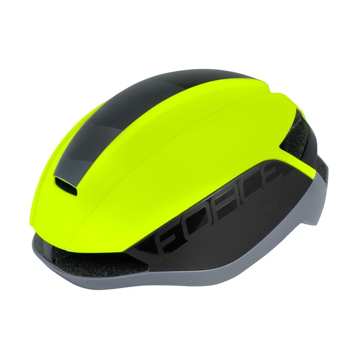 Force Orca sisak, Matt Grey/Fluo Yellow, L-XL