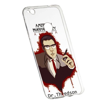 Husa de protectie American Horror Dr. Thredson, pentru Huawei P9 Lite 2017/P8, rezistenta la uzura, anti-alunecare, din silicon Premium, 518 Husa de protectie American Horror Dr. Thredson, pentru Huawei P9 Lite 2017/P8, rezistenta la uzura, anti-alunecare, din silicon Premium, 518