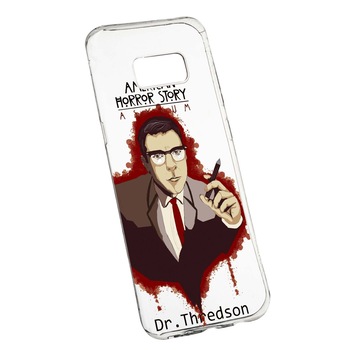 Husa de protectie American Horror Dr. Thredson, pentru Samsung Galaxy S8 Plus, rezistenta la uzura, anti-alunecare, din silicon Premium, 518 Husa de protectie American Horror Dr. Thredson, pentru Samsung Galaxy S8 Plus, rezistenta la uzura, anti-alunecare, din silicon Premium, 518