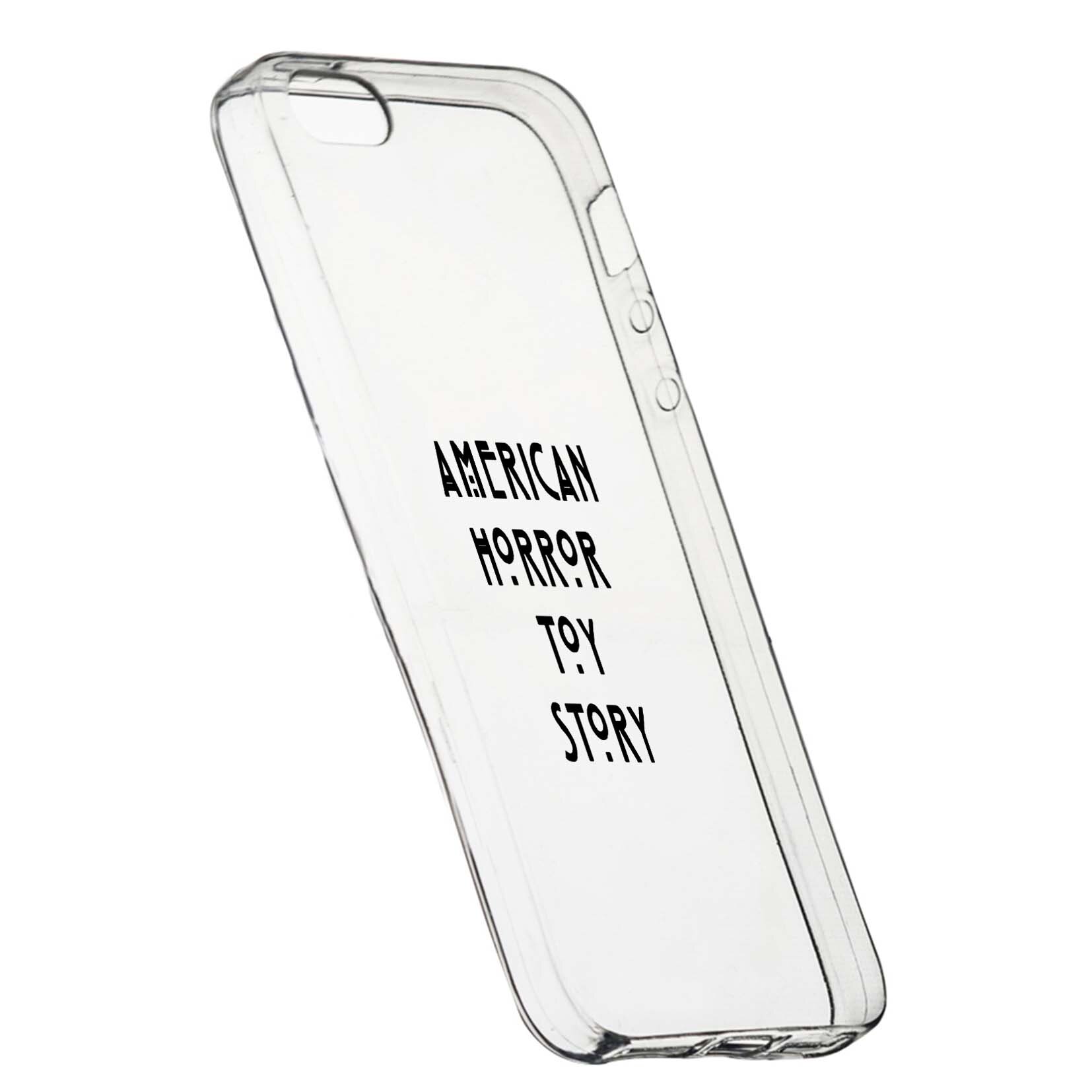 Husa de protectie American Horror Toy Story, pentru Apple iPhone 5 / 5S / SE, rezistenta la uzura, anti-alunecare, din silicon Premium, 517