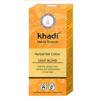 Henna Blond Deschis Vopsea de par Khadi, 100gr Henna Blond Deschis Vopsea de par Khadi, 100gr