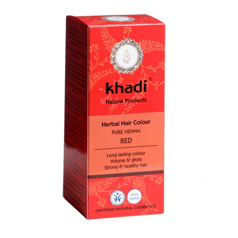Vopsea Henna Rosu naturala Khadi, 100gr