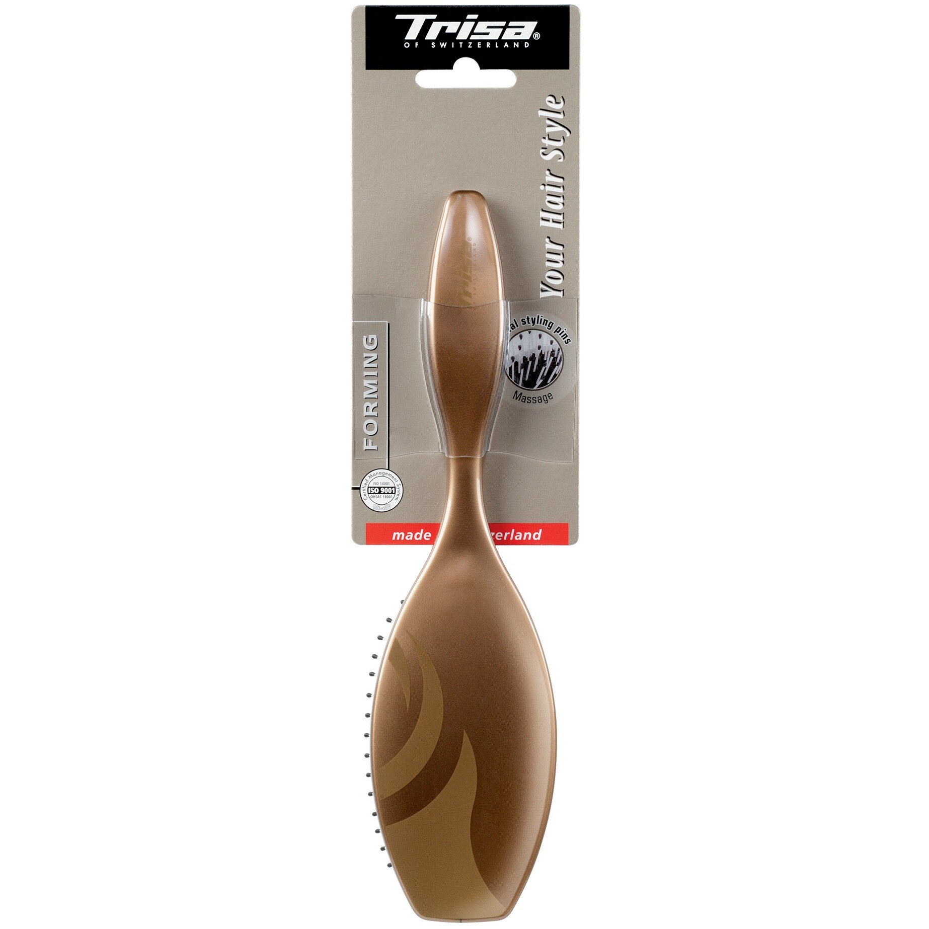 Perie pentru par Trisa Basis Forming Large cu pini metalici, Cod 629570