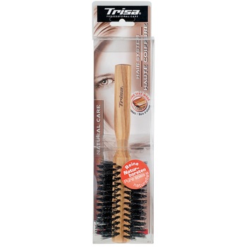 Perie pentru par Trisa Haute Coiffure Styling Large cu par natural de mistret, Cod 900087 Perie pentru par Trisa Haute Coiffure Styling Large cu par natural de mistret, Cod 900087