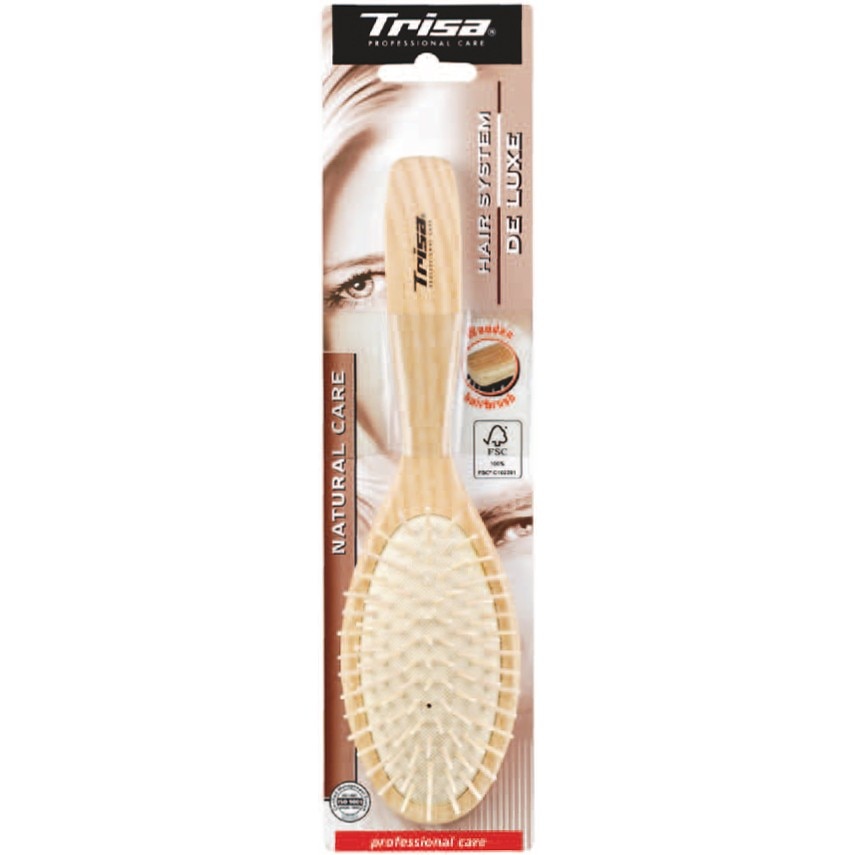 Perie pentru par Trisa De Luxe Forming Large cu peri din plastic, Cod 630950