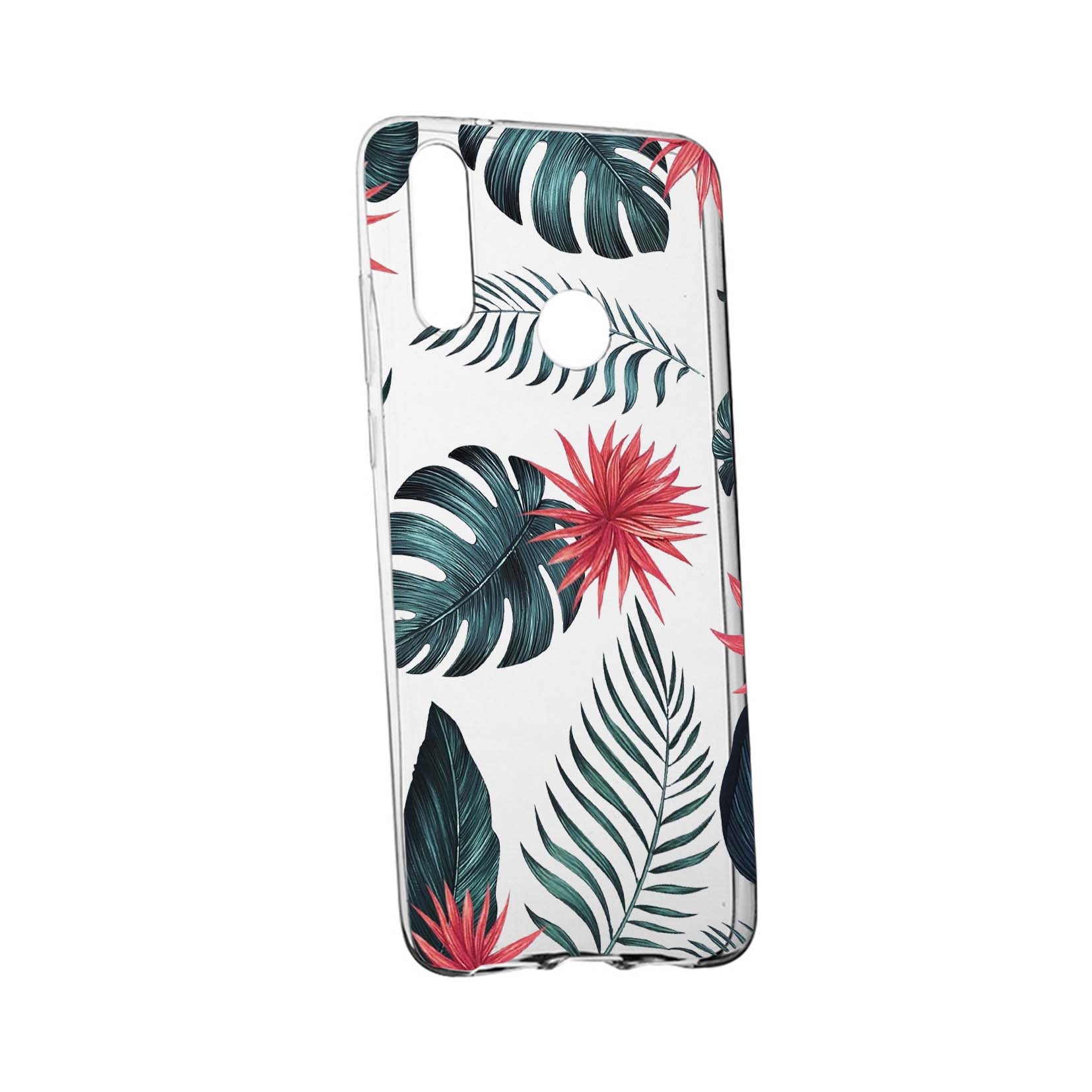Husa de protectie, Flori tropicale, pentru Xiaomi Mi A3 Lite, rezistenta la uzura, anti-alunecare, din silicon Premium, 497